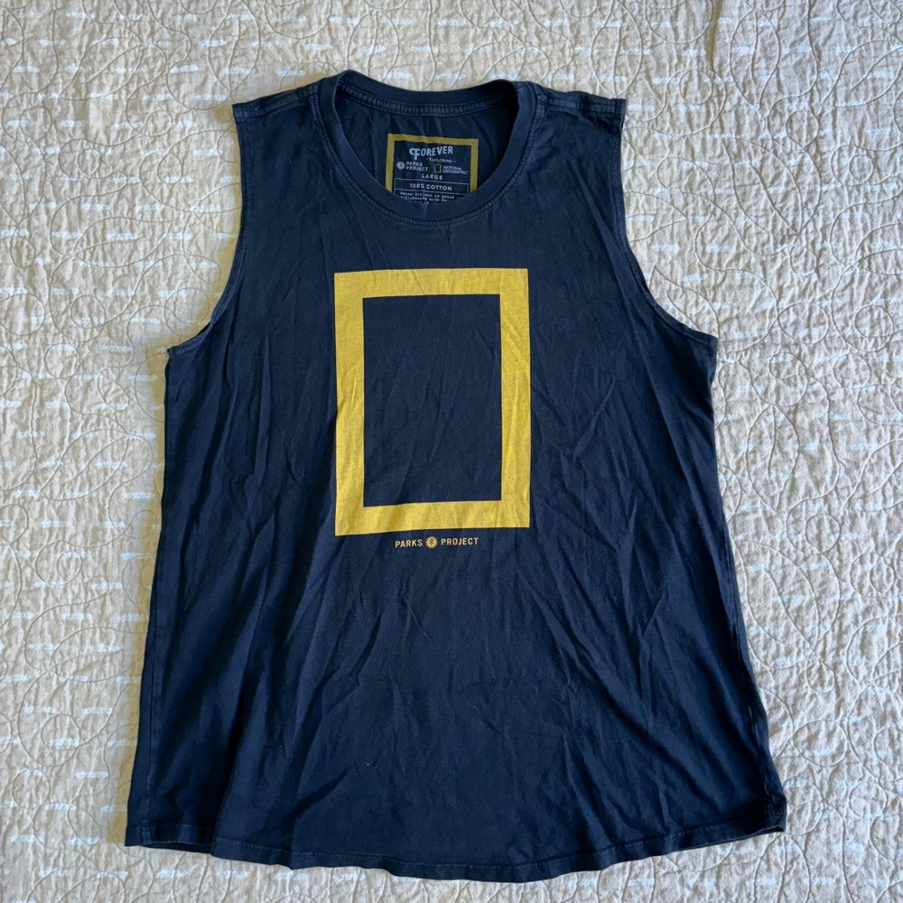 Parks Project + National Geographic Black and Gold Graphic Tee